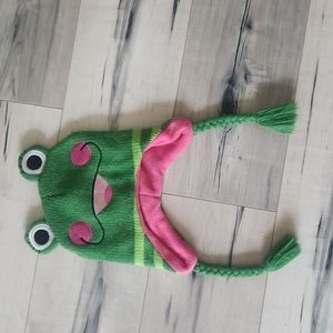 Frog beanie one size